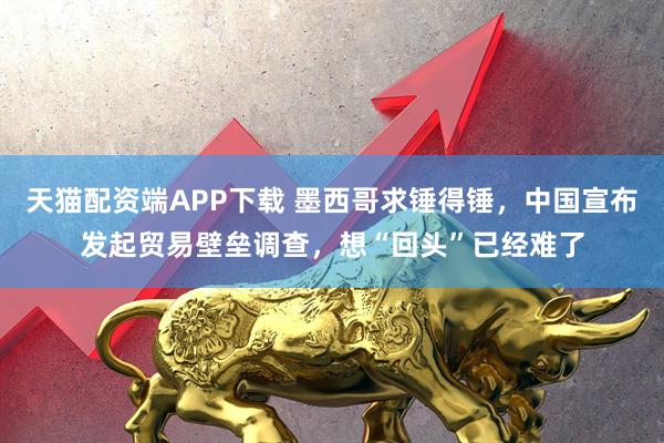天猫配资端APP下载 墨西哥求锤得锤，中国宣布发起贸易壁垒调查，想“回头”已经难了